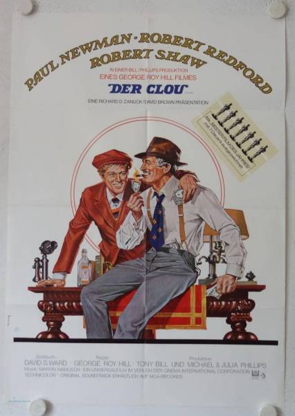 Der Clou originales deutsches Filmplakat